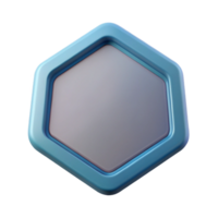 wonderful joyful art deco Octagonal badge with rounded corners. Clean lines, scalable, minimal with Scalable Design. high resolution png