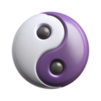 rare traditional Symmetrical outline of a Yin Yang symbol. Crisp edges, single-weight stroke, with Scalable Design. masterfully captured png