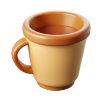 magnificent acclaimed Single-weight stroke outline of a coffee cup. Crisp edges, flat color with Scalable Design. png