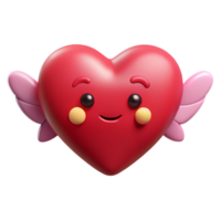 stunning inspired Heart-shaped character with small wings. Single-weight stroke, clean lines, minimal with Scalable Design. png