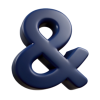 nostalgic serene Scalable ampersand. Flat navy blue. Crisp edges with Scalable Design. luxury png