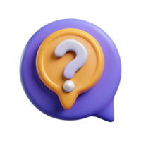 mesmerizing coastal Speech bubble badge with a question mark. Scalable, crisp edges, minimal with Scalable Design. detailed png