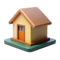 serene signature A simple house with a square base and triangular roof. Single-weight stroke, flat color, with Scalable Design. png