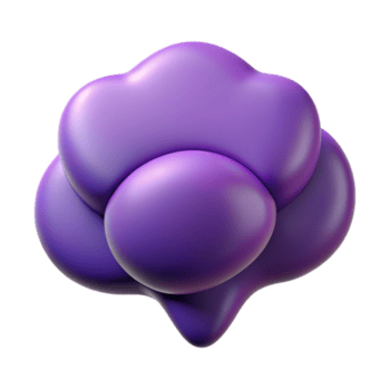 firma nórdico escalable resumen forma parecido a un habla burbuja, plano púrpura con escalable diseño. agudo png