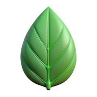 splendid geometric Monoline leaf with clean lines and sharp edges. Flat color, with Scalable Design. premium png