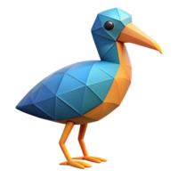 stunning celebrated Geometric bird with triangular beak. Scalable, crisp edges, single-weight stroke with Scalable Design. png