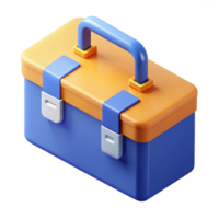 harmonious magnificent Isometric toolbox, symmetrical, clean lines, with Scalable Design. luxury png