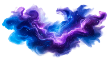 Nebula cosmic cloud, cut out transparent png