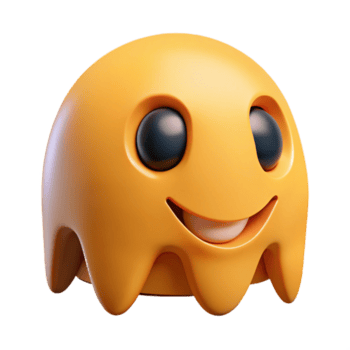 magnífico vitoriano pac-man fantasma personagem com simplificado características. plano cor, limpar \ limpo linhas, simétrico com escalável Projeto. Alto qualidade png