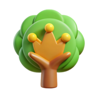 peaceful radiant Logo depicting a simplified tree with a circular crown. Single-weight stroke, scalable, flat color with Scalable Design. elite png