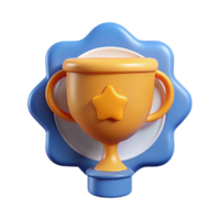wonderful inspired Trophy badge with simple shape. Crisp edges, flat color, with Scalable Design. png