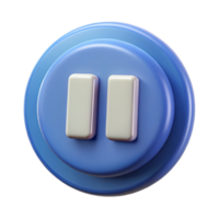 timeless traditional Pictogram of a pause button. Geometric shape, flat color, crisp edges with Scalable Design. precision png