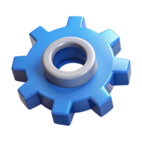 hypnotic industrial Isometric gear cogwheel rotating. Clean lines, with Scalable Design. masterfully captured png
