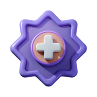 stunning unforgettable Cross-shaped badge, clean lines. Flat color, minimal design, with Scalable Design. png