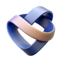 signature bohemian Abstract shape resembling a ribbon. Clean lines, flat color with Scalable Design. high quality png