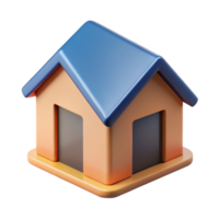 reflective hypnotic Square house with a triangular roof. Single-weight stroke, flat color, geometric with Scalable Design. elite png