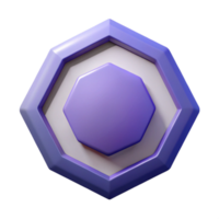 memorable industrial A stylized octagon symbol. Clean lines, flat color, with Scalable Design. expertly shot png
