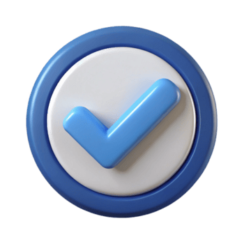 alegre magnífico Verifica marca ícone dentro uma círculo. peso único AVC, plano cor, mínimo Projeto com escalável Projeto. impecável png