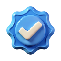 impressive celebrated Check mark badge, clean lines. Flat color, crisp edges, with Scalable Design. png