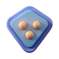 mysterious majestic Triangular badge with three small circles. Minimal design, flat color with Scalable Design. 4K png