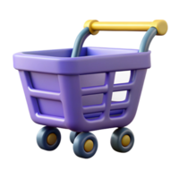 serene creative Shopping cart pictogram. Clean lines, flat color, single-weight stroke. Minimal, with Scalable Design. authentic png