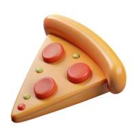 splendid reflective elegant Triangular slice of pizza. Scalable, crisp edges, single-weight stroke with Scalable Design. 4K png