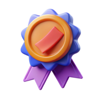 notable tropical Ribbon badge with text placeholder. Flat color, crisp edges, minimal design with Scalable Design. museum quality png