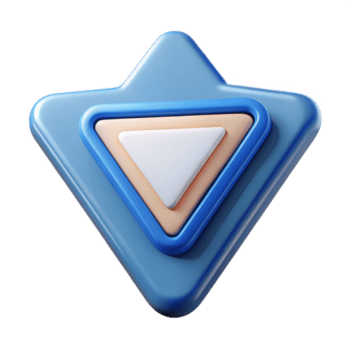 mesmerizing rare Triangular badge with double outline. Scalable, single-weight stroke, crisp edges with Scalable Design. png