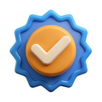 mesmerizing bohemian Check mark badge, clean lines. Flat color, crisp edges, with Scalable Design. sharp png