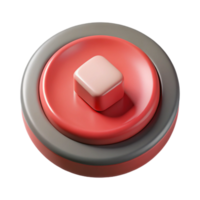 unparalleled urban Pictogram of a stop button. Minimal design, single-weight stroke, with Scalable Design. perfect clarity png