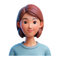 wonderful coveted Simple line art portrait of a woman. Clean lines, flat color with Scalable Design. png