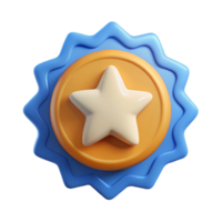 wonderful exceptional Circular badge with a star. Clean lines, flat color, minimal design with Scalable Design. png