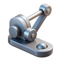 picturesque renaissance Technical drawing of a lever. Clean lines, scalable design, flat color with Scalable Design. expertly shot png