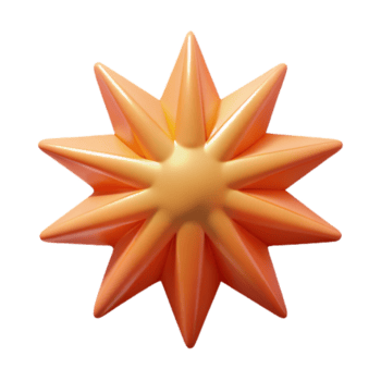 vibrante harmonioso barroco starburst padrão, fresco arestas. peso único AVC, plano cor. escalável, geométrico com escalável Projeto. ultra hd png