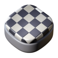 notable mid-century Checkerboard pattern, flat color, crisp edges, with Scalable Design. flawless png