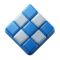 pristine quintessential Overlapping square pattern. Clean lines, flat color. Minimal, with Scalable Design. png