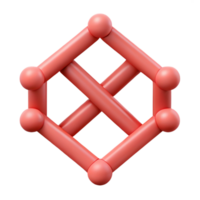 rare vintage Intersecting lines forming a diamond shape. Scalable, flat color, single-weight stroke with Scalable Design. exclusive png