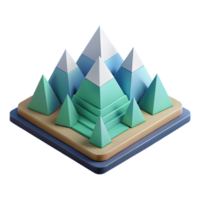melancholic magnificent Abstract geometric landscape, clean lines, symmetrical. Flat color, with Scalable Design. gallery standard png