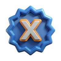 mesmerizing futuristic Isometric star with points. Clean lines, flat color with Scalable Design. genuine png