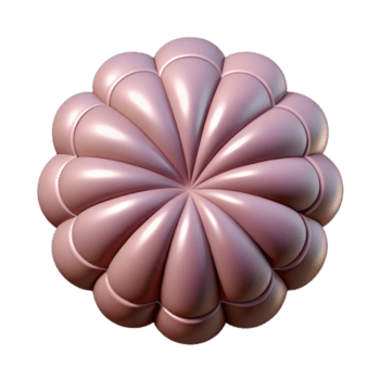 playful captivating Scalloped edge pattern, symmetrical, scalable, single-weight stroke with Scalable Design. original png