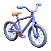 extraordinário nórdico peso único acidente vascular encefálico representando uma bicicleta. fresco arestas, plano cor, com escalável Projeto. refinado png