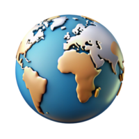sumptuous peaceful nordic World map with highlighted continents, clean lines, solid colors. Minimal, with Scalable Design. handcrafted png