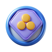 timeless coastal Triangular badge with three inner circles. Clean lines, scalable, crisp edges with Scalable Design. 8K png
