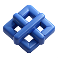 passionate breathtaking Interlocking squares, clean lines, flat color with Scalable Design. ultra HD png
