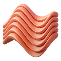 peaceful elegant Wavy lines pattern, crisp edges, minimal, single-weight stroke with Scalable Design. professional png