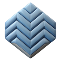 tranquil picturesque Geometric logo of an octagon. Clean lines, minimal design, crisp edges with Scalable Design. high resolution png