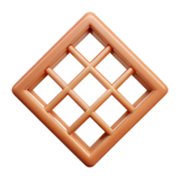 pristine minimalist Rhombus grid, crisp edges, minimal, single-weight stroke with Scalable Design. perfect clarity png