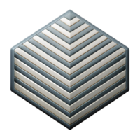notable mid-century Square wave pattern, symmetrical, flat color, clean lines with Scalable Design. premium png