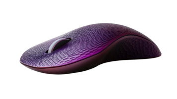 Purple computer input device, cut out transparent png