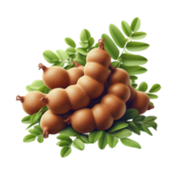 Tamarind Cluster with Green Branches png